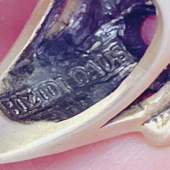 Signed Heidi Daus Swarovski Crystal Colorful Gold Tone Cocktail Ring Size 6.75 - Picture 8 of 10